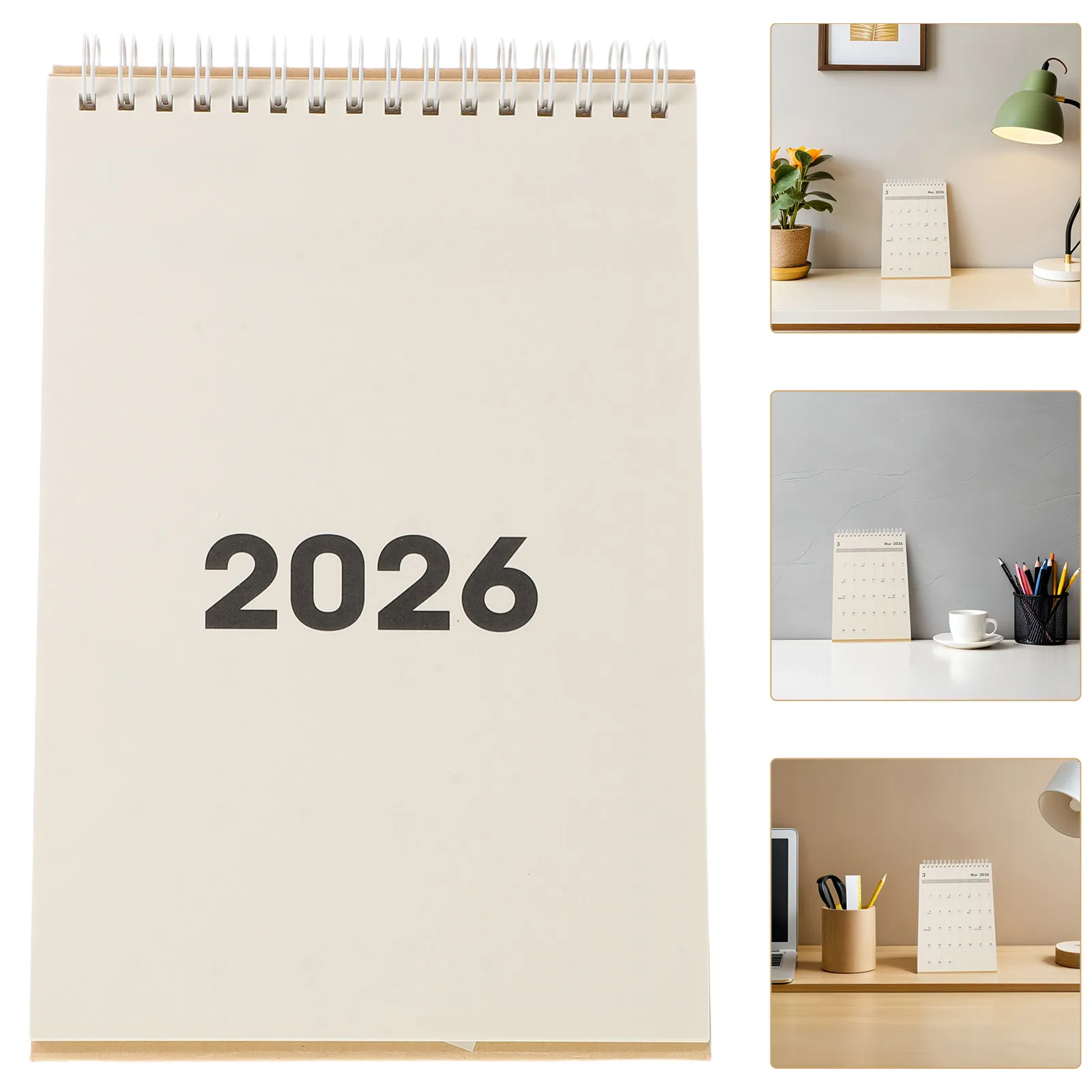 

Набор из 1 элегантного настольного календаря на 2025-2026 годы (18 месяцев, октябрь 2025 г. - декабрь 2026 г.), с гладкой бумагой для письма и ежемесячным раскладом.