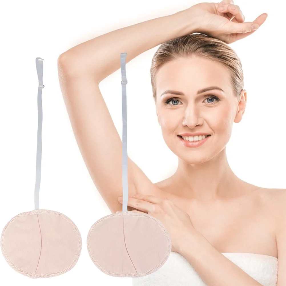 Non-Visible Underarm Sweat Pads Reusable Cotton Armpit Sweat Absorption Sticker Soft Breathable Summer Antiperspirant