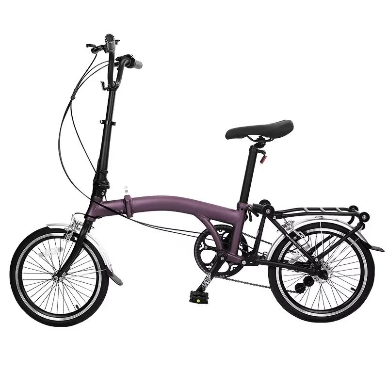 High Quality, Lightweight and Portable 16 Inch Non Installation Three Fold Bicycle Can Be Stored in the Trunk