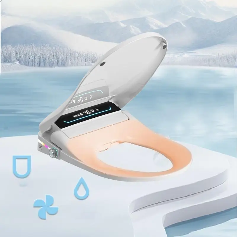 220V Modern Warm Toilet Seat Automatic Commode Toilet Seat Kit Electric Heated Bidet Plastic Toilet Seat Cover