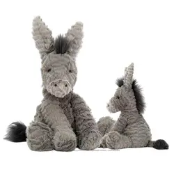 23/40/60CM sevimli Burro Toys che oyuncaklar güzel gri eşek peluş bebek dolması yumuşak hayvan bebek doğum günü odası dekor için hediyeler