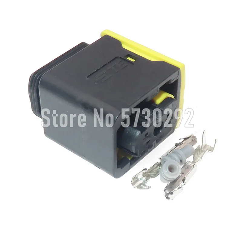 2P 1-1418448-2 1.5mm Auto Waterproof Plug Auto Cable Harness Socket Electric Vehicle Connector