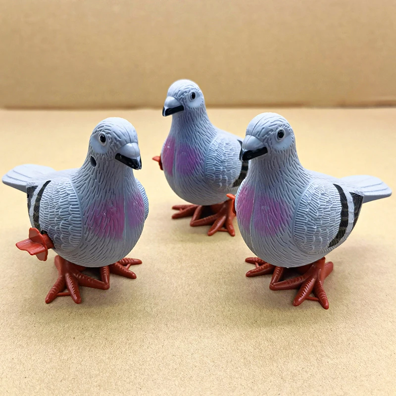 Net red wind-up toy jumping small pigeon simulation animal cute winding will jump infant toys 2-4 years old