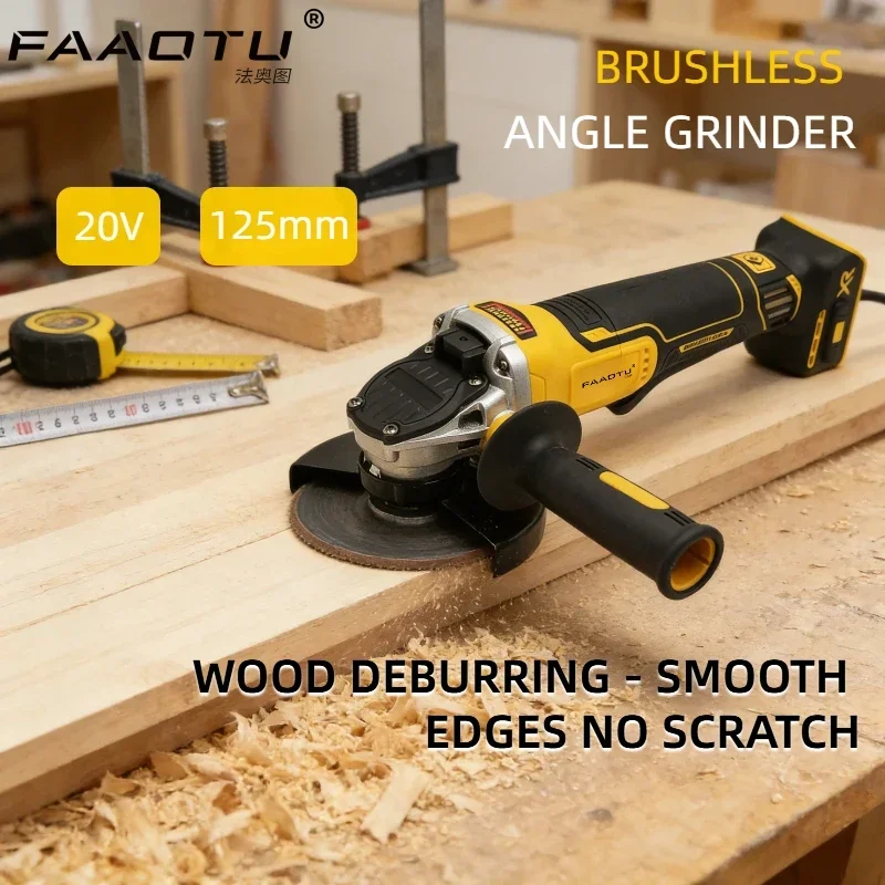 FAAOTU 406 Cordless Grinder, 20V, Same Durability as DW for Metal Work Compatible with DW batteries NO battery