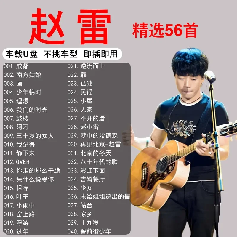 Zhao Lei Album Complete Collection Music Car USB Stick Song Lossless Genuine High End High Quality Special Car USB Stick