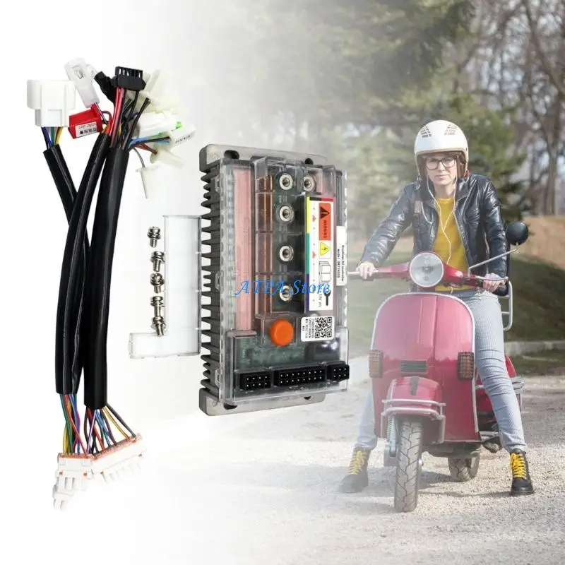 U13C Efficient Programmable Sine Waving Electric Motor Controller for Scooters 6000W