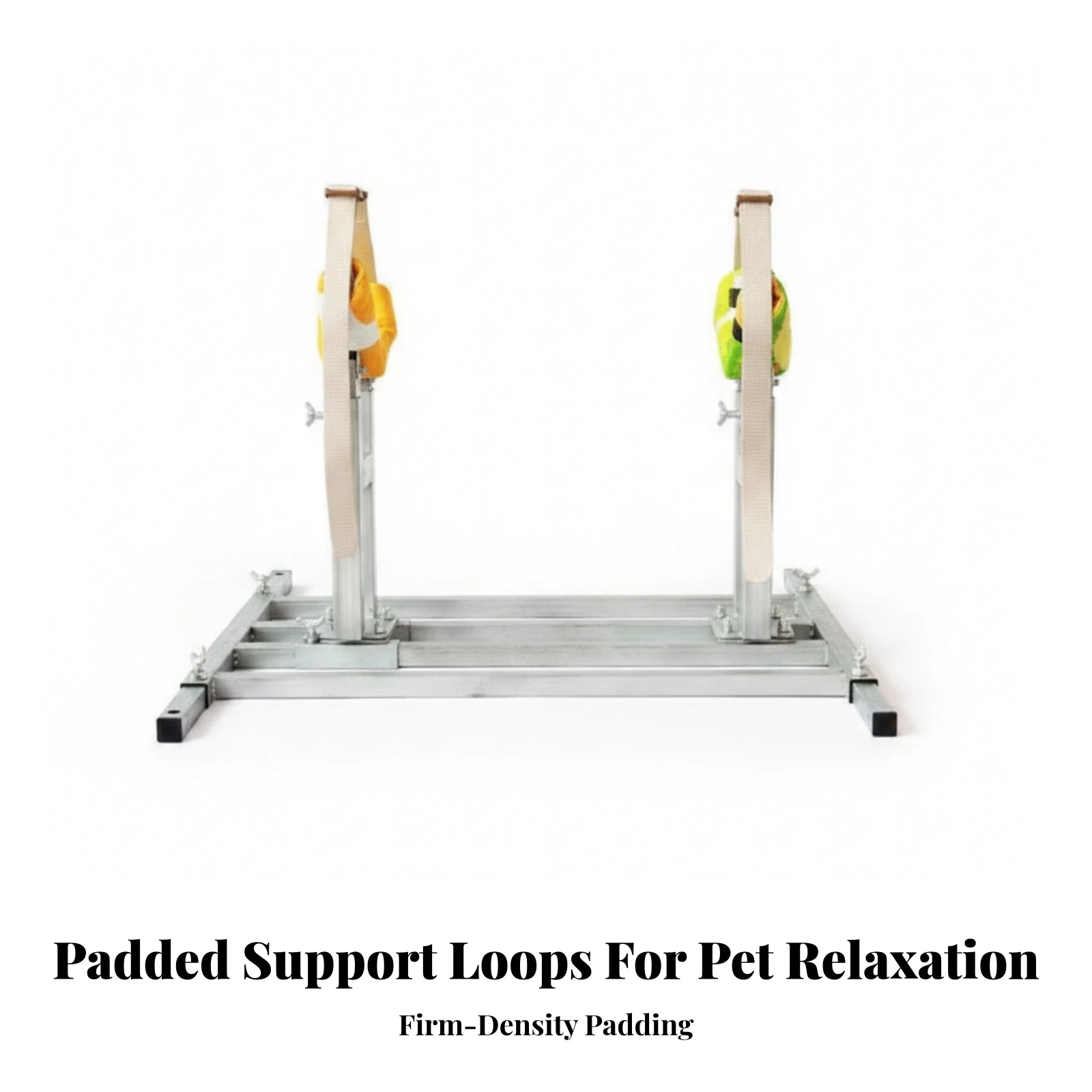 Livestock Breeding Support Rack Heavy Duty Frame with Reinforced Fabric Straps Adjustable Farm Equipment for Ranch Use