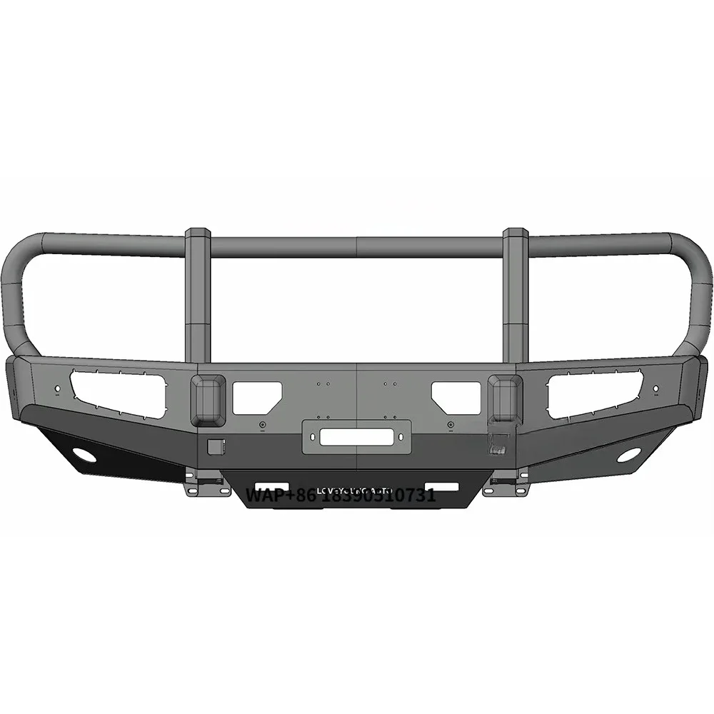 Wholesale New High Quality Steel Bull Bar Front Bumpers for for 300 Black Powder Coated Replacement