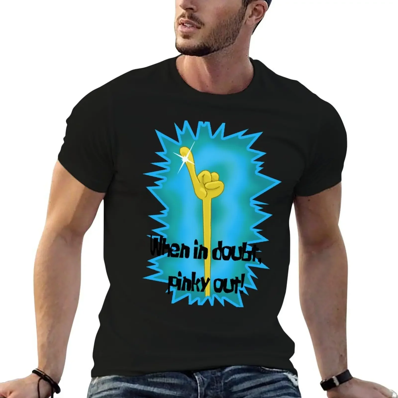 When In Doubt T-Shirt plain sublime summer tops essential t shirt mens t shirts top quality