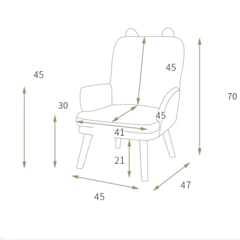 Soft Sofa Study Kinder Couch Reading Armchair Kids House Room Furniture Children's Lounge Puff Canape Enfants Mini Toddler JGY