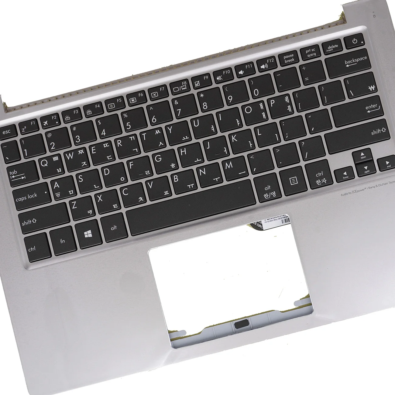 Backlit Silver Palmrest Cover Keyboard for Asus UX303LA RX303LA RX303LN UX303 U303LA U303LB U303LN U303UA U303UB Korean