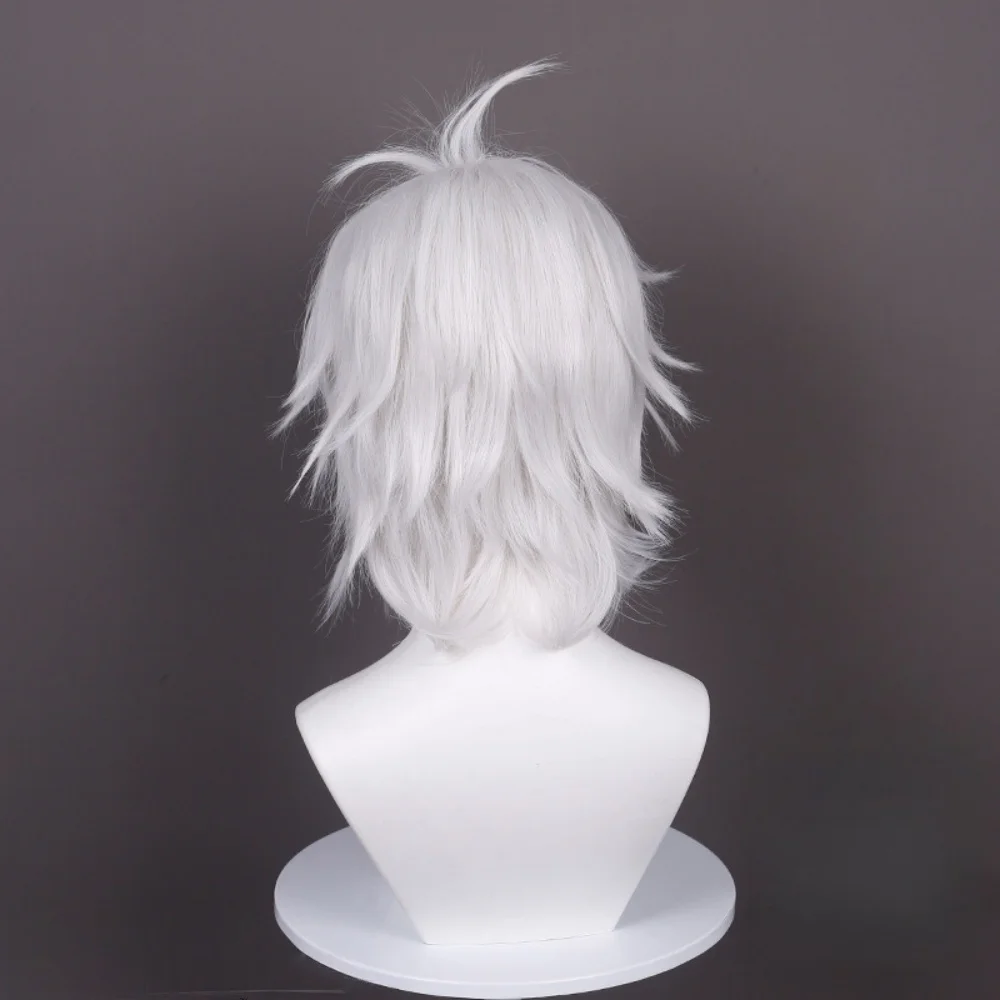 Anime Satoru Gojo Cosplay Wig Satoru Gojo Rose Net Wig Halloween Party Cos 3