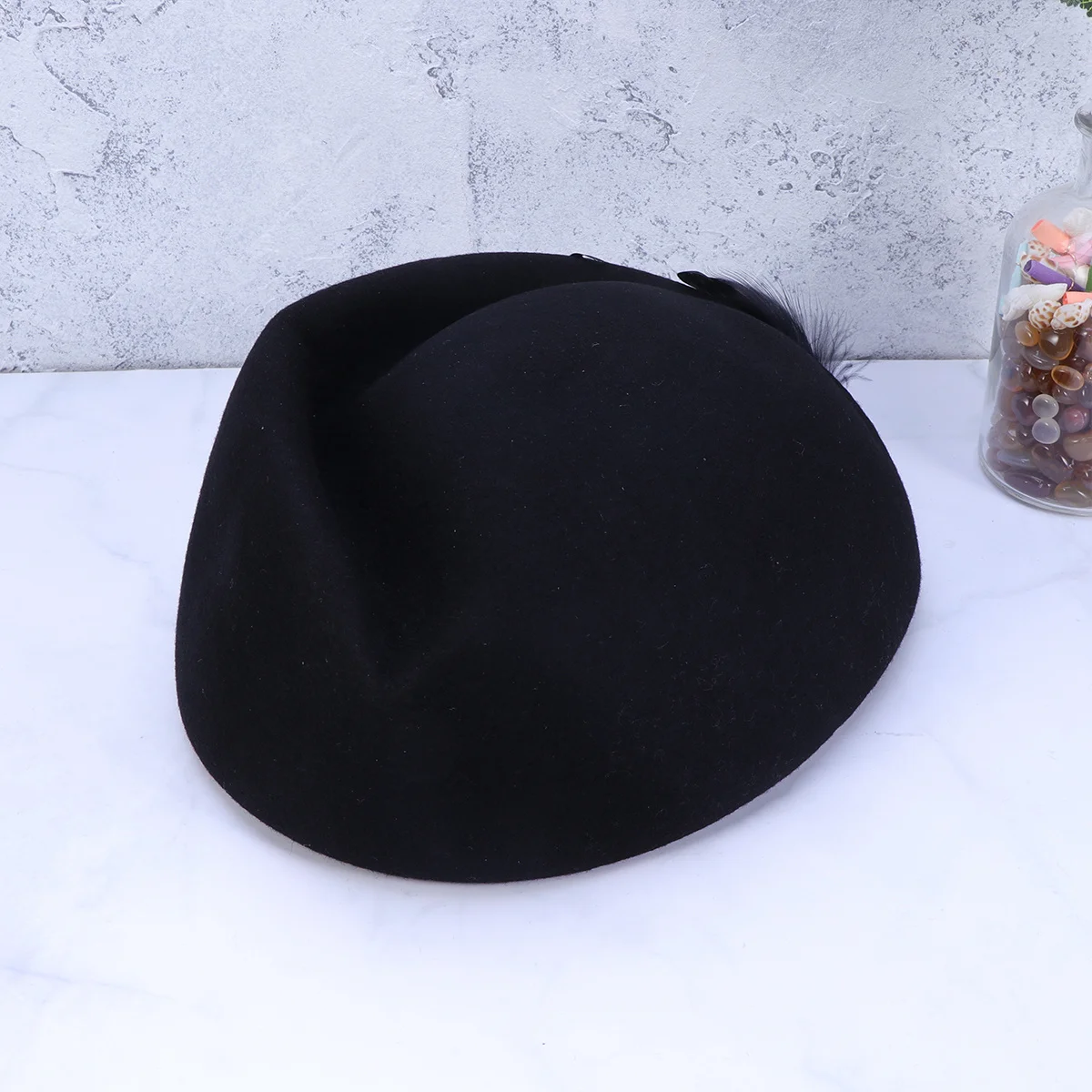 หมวกแอร์โฮสเตสขนสัตว์ ชุดคอสเพลย์พนักงานต้อนรับบนเครื่องบิน สไตล์แอร์โฮสเตส สำหรับการแสดงบนเวที