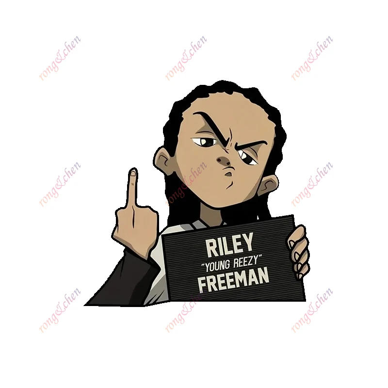

Funny Car Sticker Prank Sign Riley Freeman for Car Motorcycle Racing Helmet Laptop Trunk Body Car Window Surfboard PVC Decals