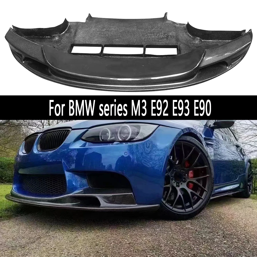 

For BMW M3 E90 E92 E93 Carbon Fiber Front lip Car Front Bumper Diverter Spoiler Diffuser Front lip chin 06-11 body kit