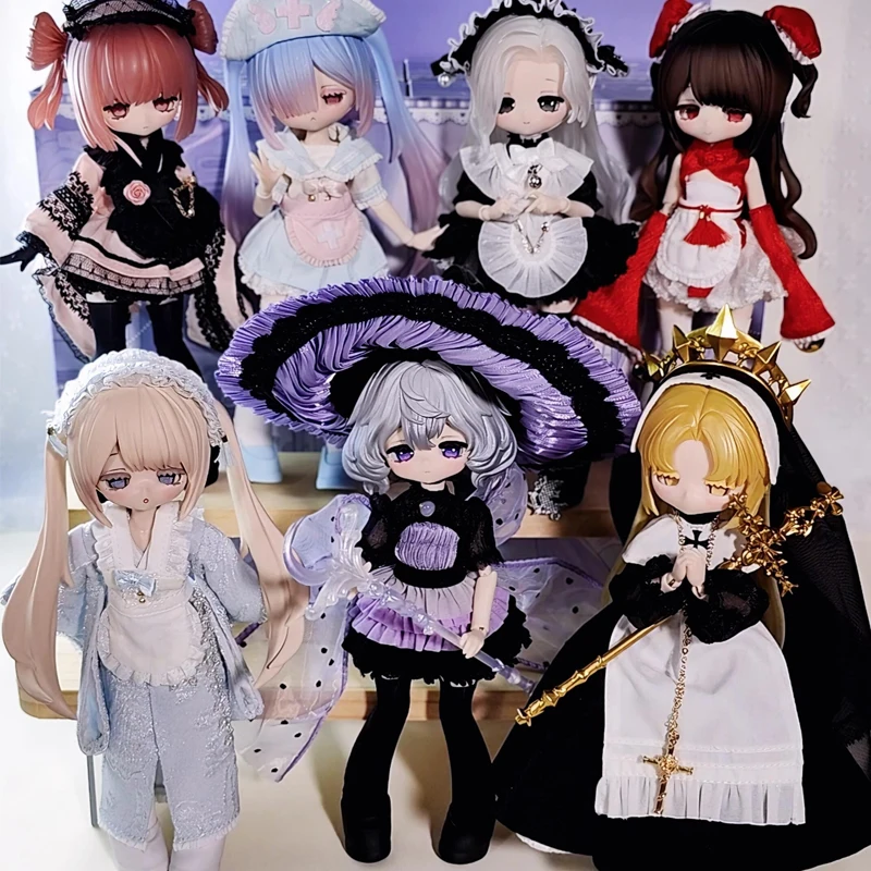 

Новая оригинальная серия Poetry Asymptomatic: коллекционная фигурка BJD 1/12 в стиле Kawaii, модная экшн-фигурка, коробка-сюрприз, декоративная модель, подарки