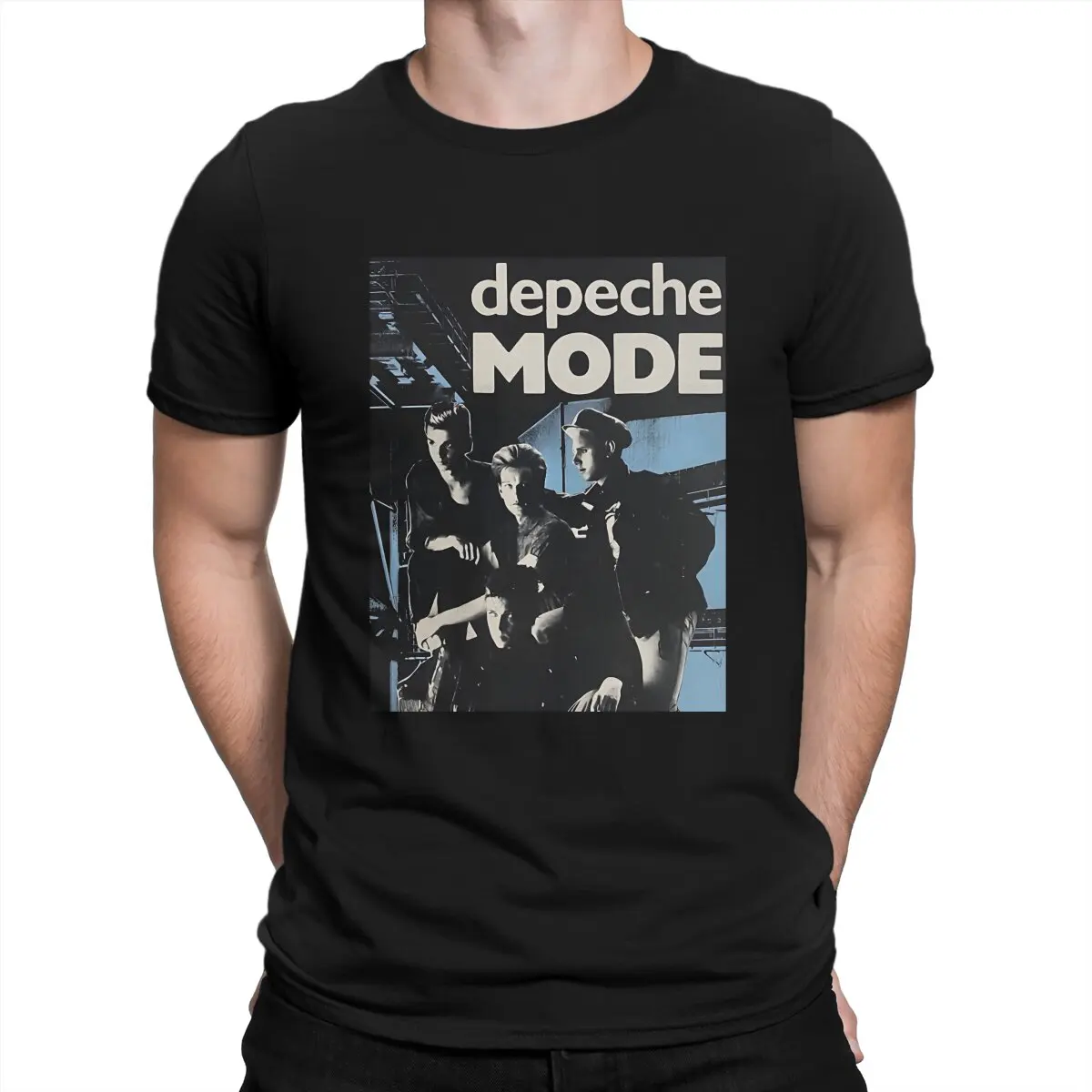 Saudara T Shirt Men Cotton Vintage T-Shirt Crewneck Depeche Mode Tees Short Sleeve Tops Gift Idea