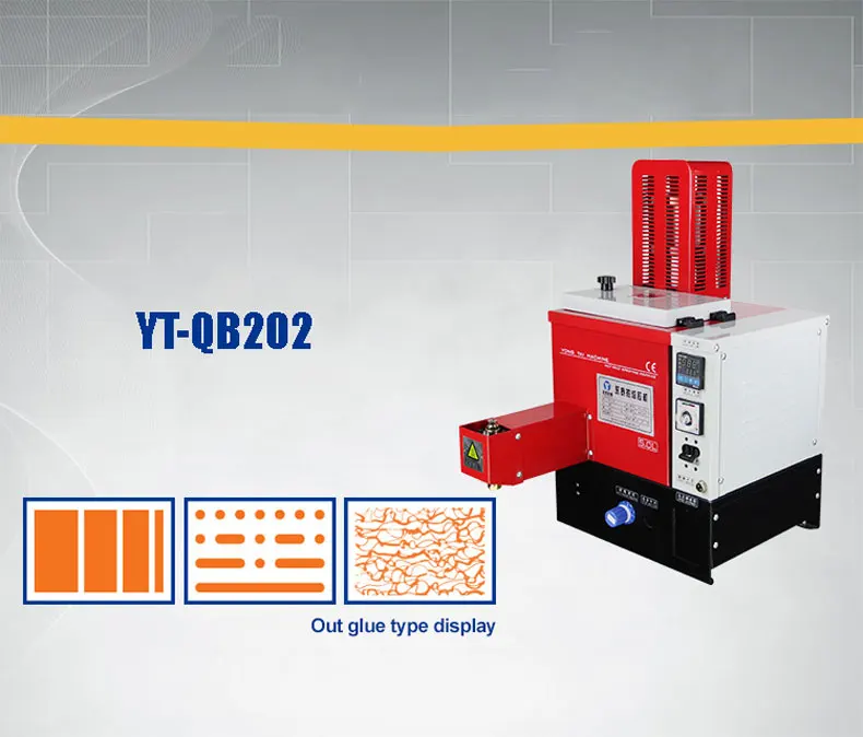 YT-QB202 Penyemprot Lem Pneumatik Kotak Kacamata Mesin Penyemprot Lem 220V 3500W 104P2 Penyemprot Lem