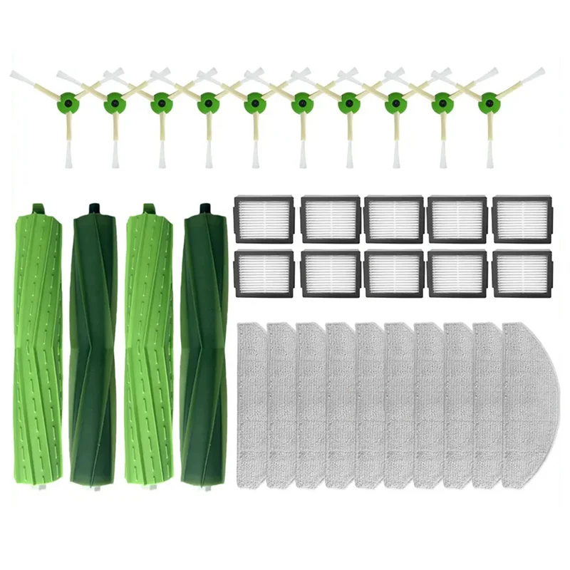 

Основные боковые тряпки с фильтром Hepa, запасные части, пластиковые для Irobot Roomba Combo J5/J5 Plus, робот-пылесос-A54Q