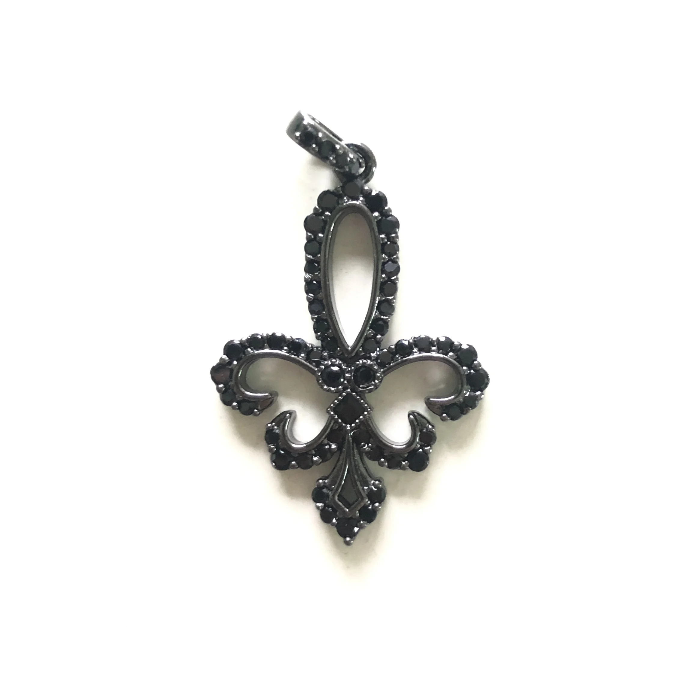 5pcs Fleur De Lis Symbol Charm for Women Bracelet Girl Necklace Making Louisiana Inspired Pendants for Jewelry Finding Wholesale