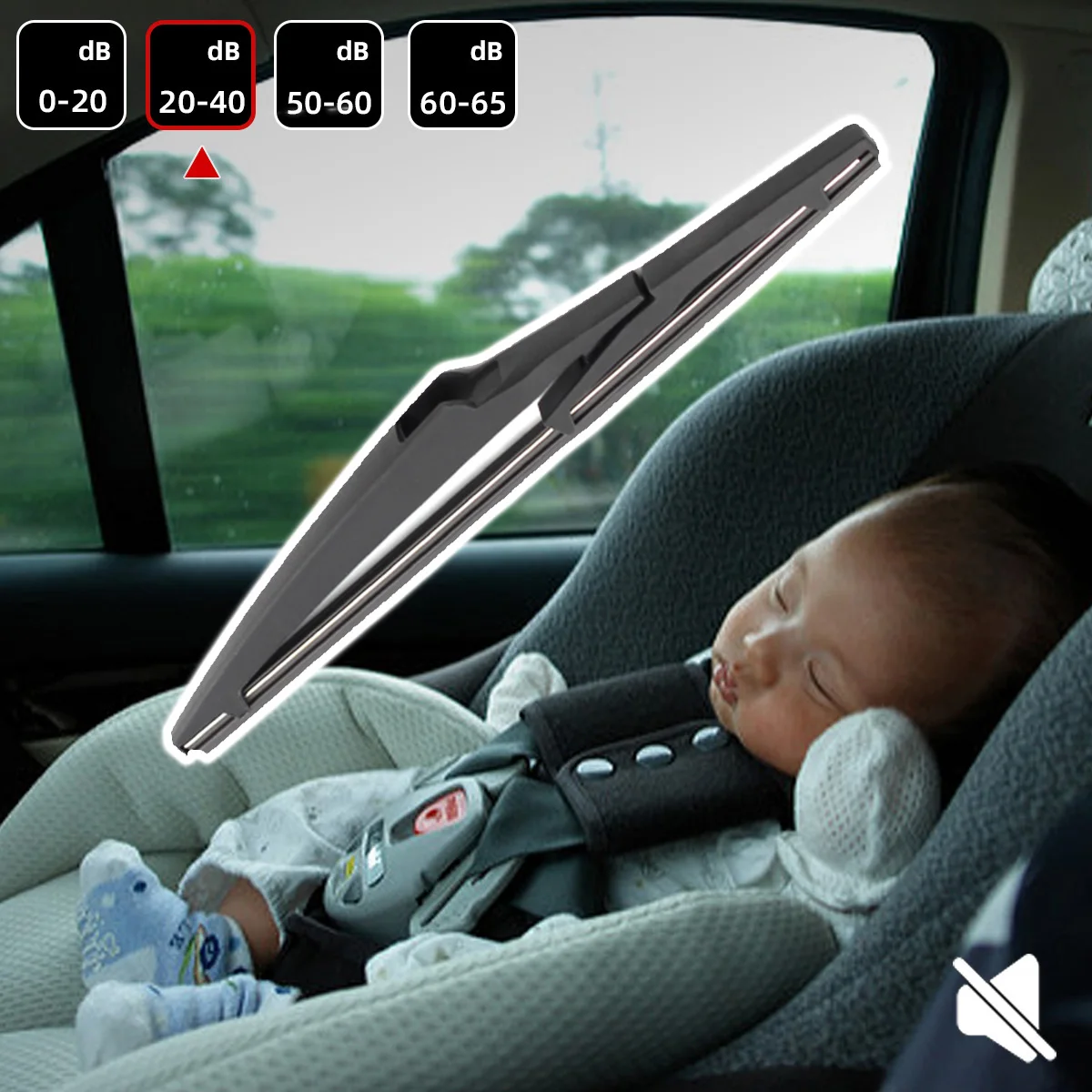 نافذة السيارة الخلفية ممسحة شفرة مناسبة لتويوتا RAV4 MK4 XA40 2013-2018 الزجاج الخلفي الباب الخلفي نافذة ممسحة السيارة شفرة 10 "بوصة #2