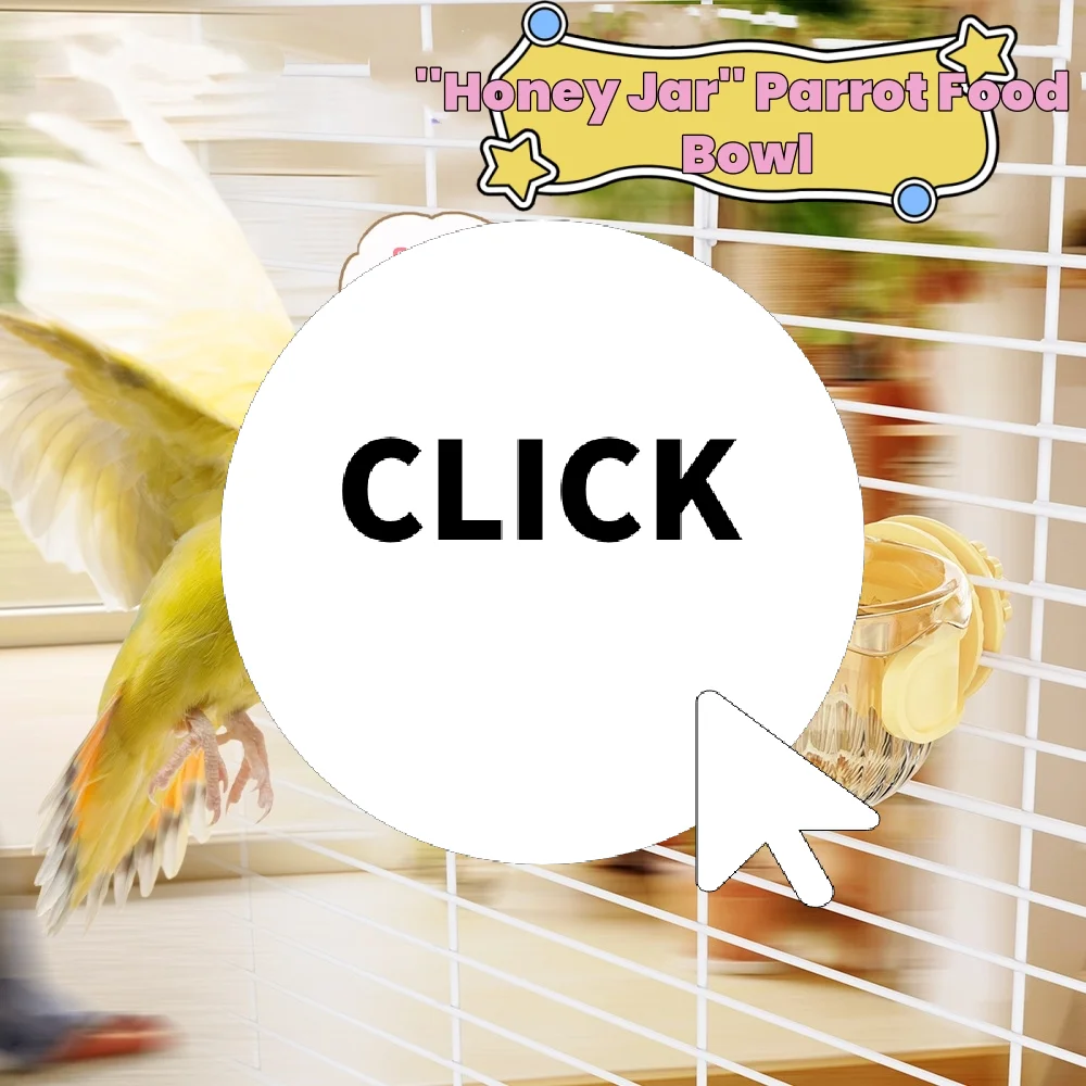 Jaula colgante transparente para pájaros, cuenco para platos de pájaros para mascotas, taza antivuelco, alimentación fija, alimentador para beber alimentos para comederos para periquitos