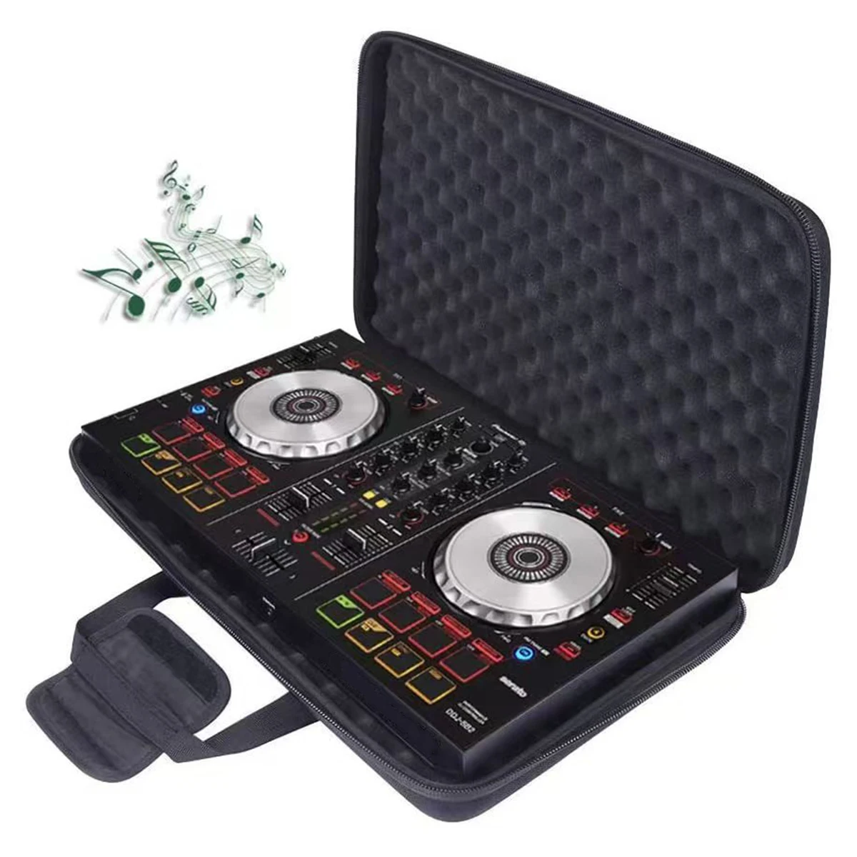

Мягкий чехол для DJ-контроллера, сумка для хранения, водонепроницаемая сумка для хранения Dj-Sb2, портативный 2-канальный контроллер, сумка для хранения усилителя управления DJ, черная