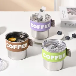 Portable Travel Coffee Cup Mug 304 Stainless Steel Coffee Tumbler With Lid Leakproof Water Bottle Tea Cups For Coffee