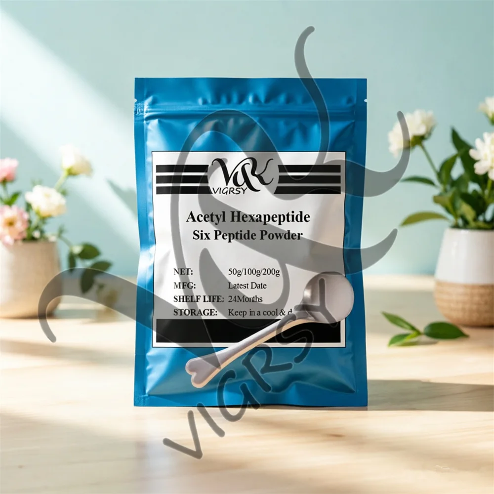 

Wholesale Price Global Customized Fast Delivery,Perfect Packaging Acetyl Hexapeptide six Peptide with Measuring Spoon