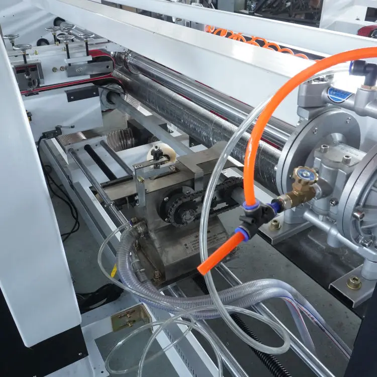 Máquina automática de colagem de pasta de papel, colagem de pasta de caixa ondulada