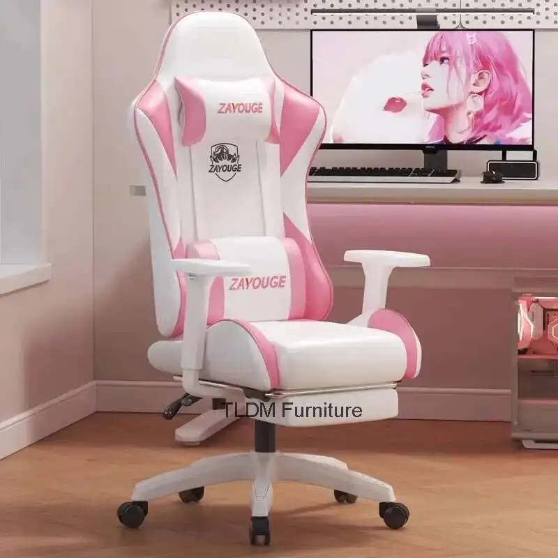 

Nordic Comfortable Office Chairs Bedroom Esports Gaming Chair Reclining Lift Armchair Modern Computer Chair Office Furniture