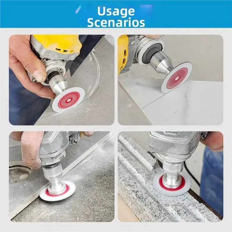 A02F-Diamond Engraving& Chisel Saw Blade Vacuum Brazing-M14 Mount For Angle Grinder-Stone, Tile, Concrete Cutting& Carving