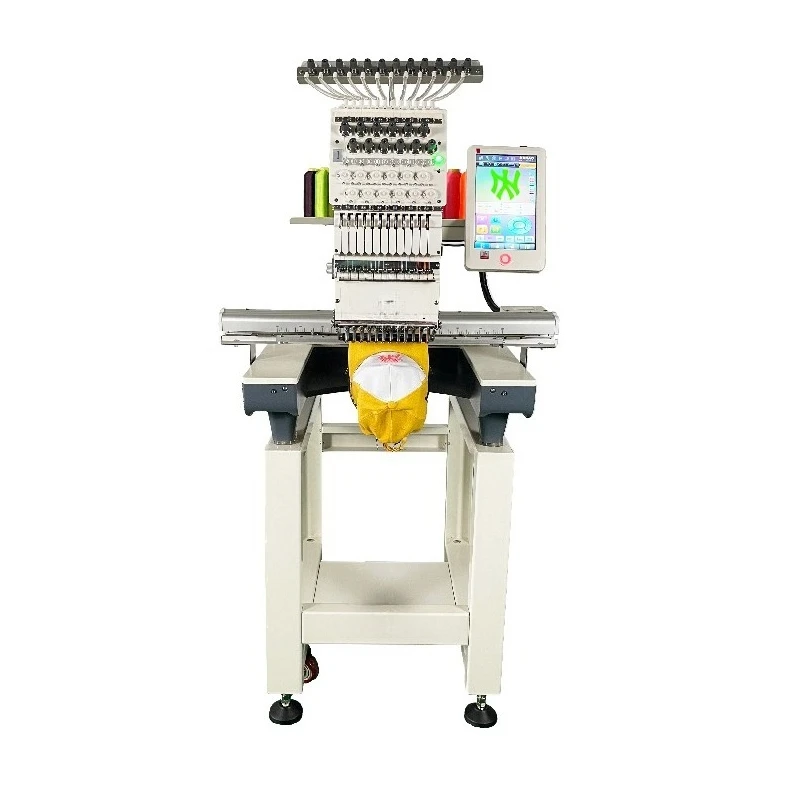 High-Speed Single Head Computerized 9/12/15 Needle Embroidery Machine for Home Use for Canada Embroidery Patch Machine