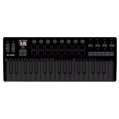 M-VAVE SMK-37 PRO MIDI Controller 37 Keys - Built-in Synth + 8