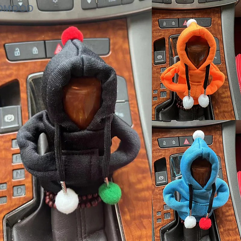 Hoodie Car Gear Shift Cover Fashion Gearshift Hoodie Car Gear Shift Knob Cover Manual Handle Gear Sweatshirt Change Lever Cover