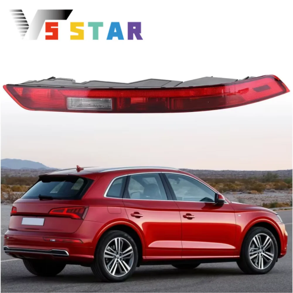 

80A945070A High Quality ABS Rear Right Bumper Lower Tail Light Brake Stop Lamp For 2018-2021 Audi Q5 Red EL-1049