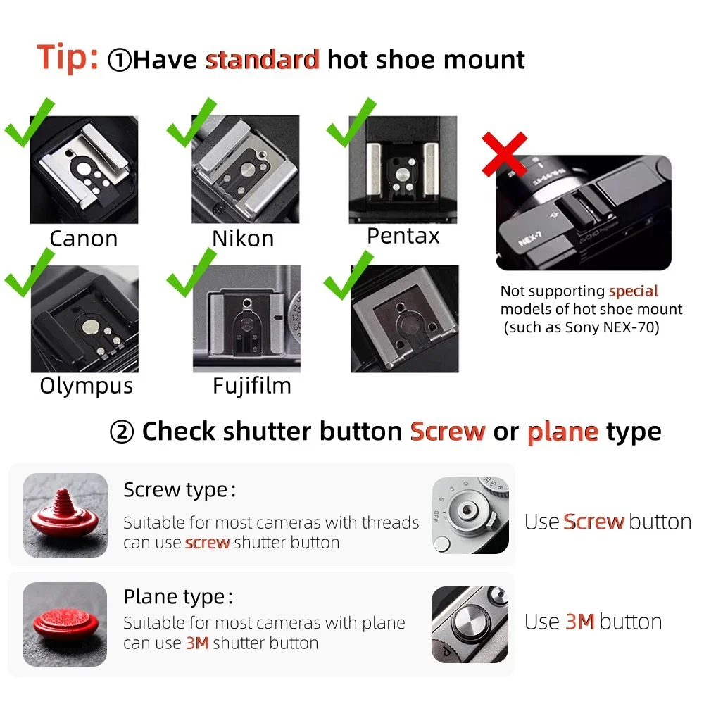 Metal Sakura Hot Shoe Cover Shutter Release Button Protective Cap for Canon Nikon Sony Leica Pentax Panasonic Camera Accessories