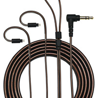 3.5MM L PlugHeadphone Cables With 2Pin0.78  Bronze Replacement For KZ Trn QDC CCA QDC AS12 AS16 ZSX,ZSN,UE18PRO HIFI earphone