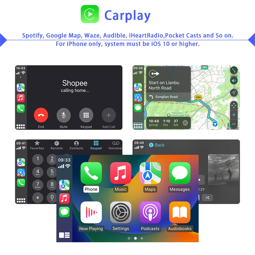 Noname RCD330 Plus MIB Carplay راديو السيارة 6RF035187F Android auto Bluetooth AUX الملاحة لشركة فولكس فاجن جولف 5 6 باسات B5 B6 CC جيتا
