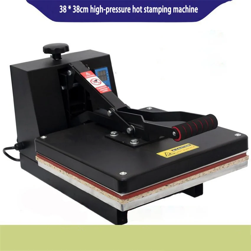 38*38CM T-Shirt Heat Press Machine High Pressure Sublimation Heat Transfer Flat Plate Pressing For Case Puzzle Photo 220V/110V