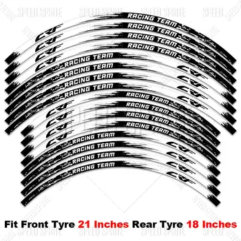 適用於本田 CRF 450 crf 250 l crf 300L 450x 450r 250r 250f 150l 230 的反光摩托車輪轂貼紙輪圈貼花輪轂條紋膠帶 10 最佳銷售 本田 CRF 250 2012 - №4