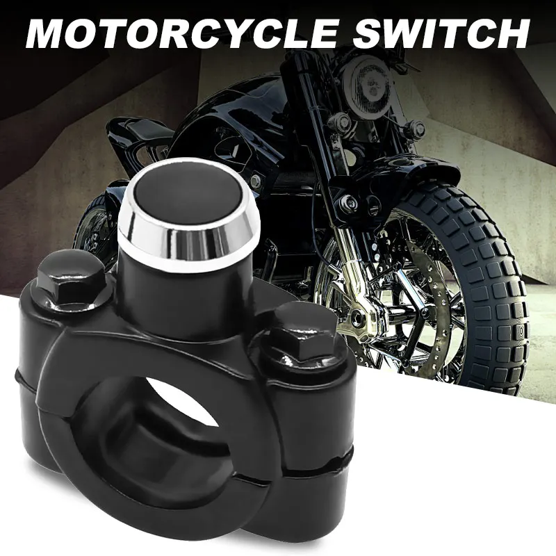 7/8 "22 مللي متر دراجة نارية المقود جبل التبديل زر المصباح الضباب ضوء الإغلاق عمل ON OFF التبديل للدراجات النارية ATV الترابية دراجة #2