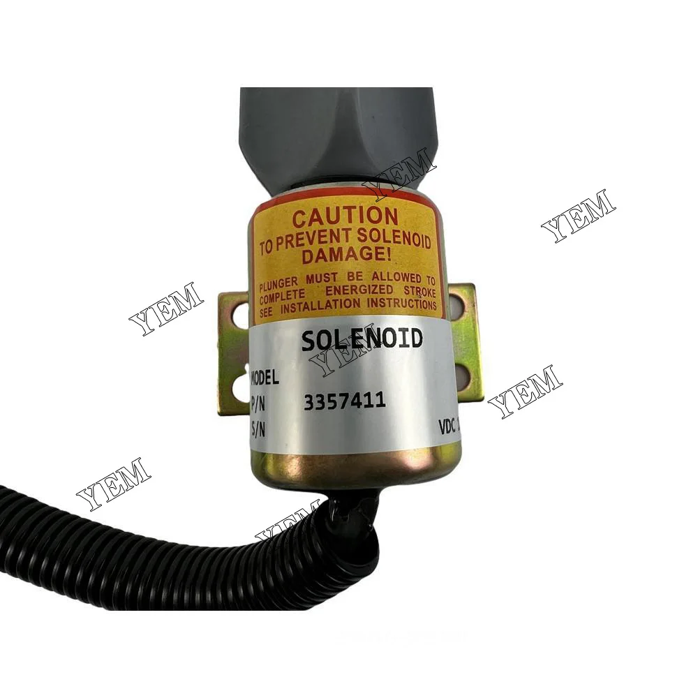 6CT Shut Off Shutdown 12V 24V 3357411 1751ES-12E6ULB1S5 907120120014 For Cummins 6CT Engine