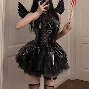 لوليتا مثير خادمة زي للنساء عيد الميلاد الزي الفرنسي خادم بيبي دول زي موحد أعلى 6 مبيعات زي خادمة مثيرة - No5