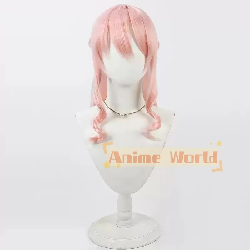 Project Sekai: Colorful Stage feat. Akiyama Mizuki Cosplay Wig 60cm Long Pink Heat Resistant Synthetic Hair Halloween Party Role