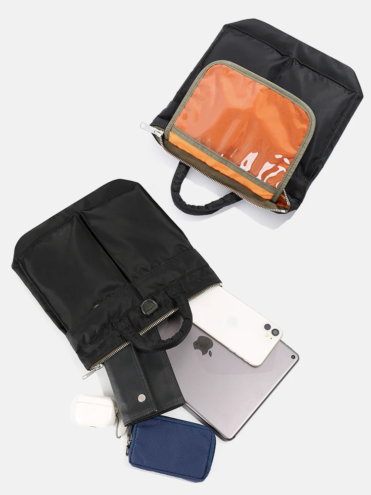 

Casual Nylon Helmet Bag ex Crossbody oulder Bag for Commuting And Leisure Versatile Soft Zipper Closure Vertical ape