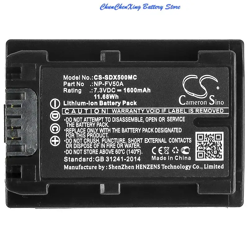 1600mAh/2700mAh Battery for Sony FDR-AX40 AX45 AX60 AX700 AX53 AXP33 AX33,HDR-CX625 CX680 CX450 PJ675 AX700 PJ620