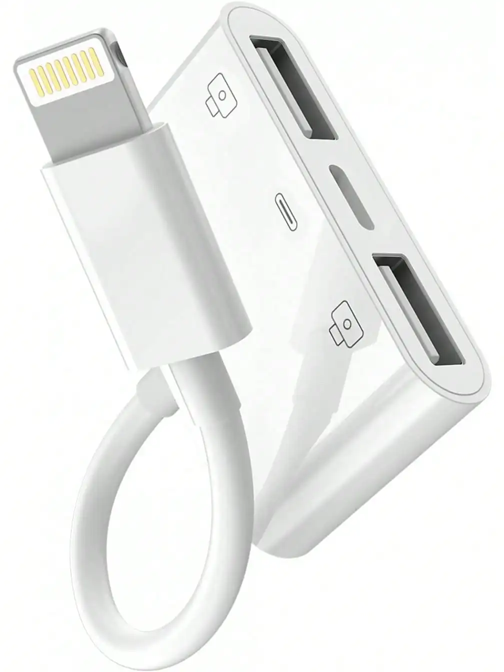 

3-in-1 USB to Lightning OTG Adapter Charging Data Converter for iPhone iPad Flash Drive Card Reader Keyboard Mouse