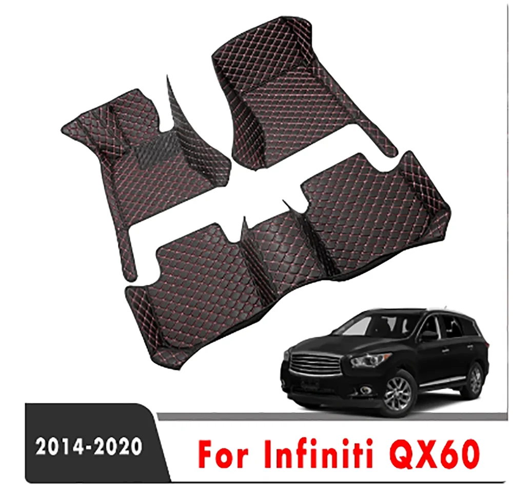 

Ковры для Infiniti QX60 2020 2019 2018 2017 2016 2015 2014, водонепроницаемые аксессуары для интерьера, коврик для ног, автомобильный напольный коврик