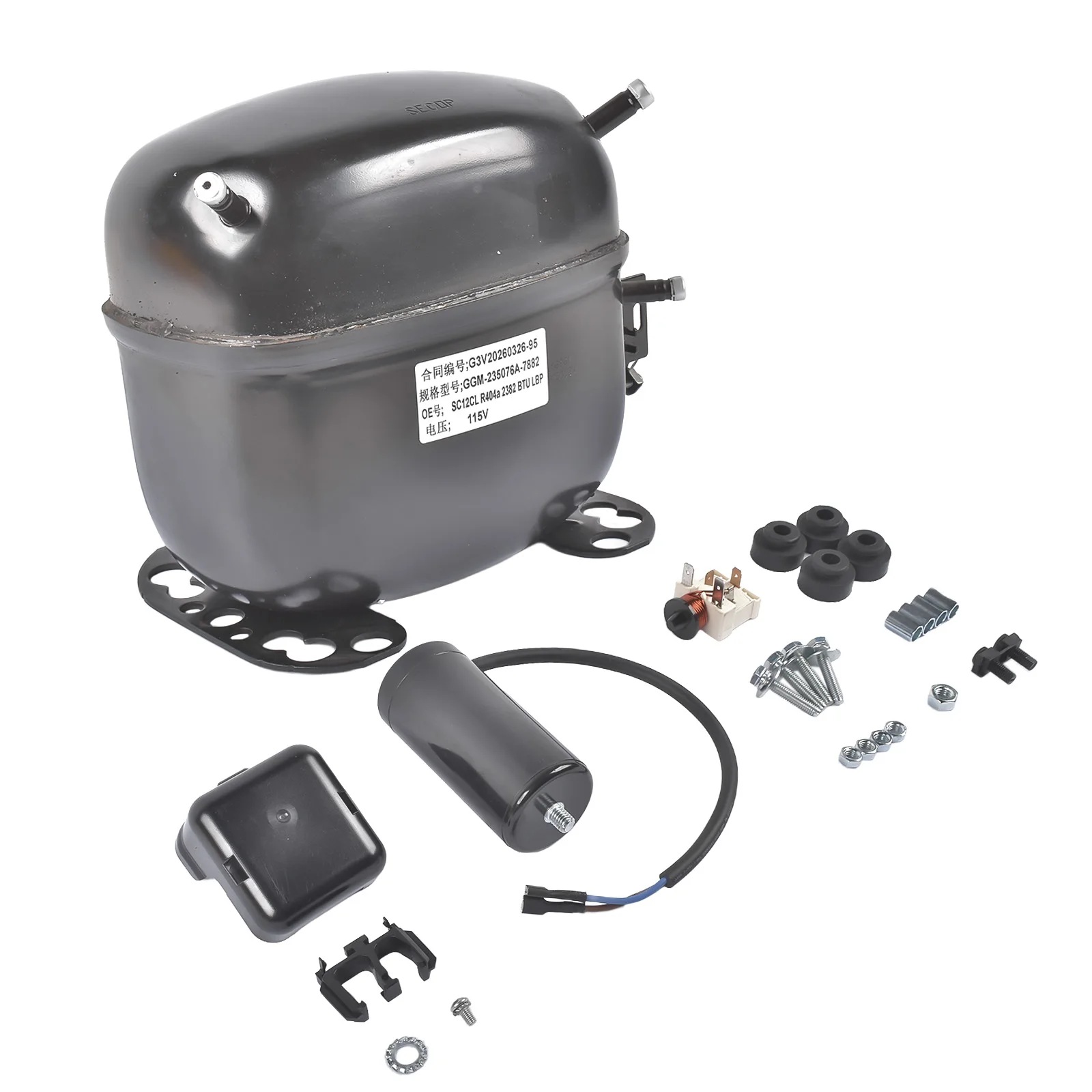 AP03 SC12CL Refrigeration Compressor, OEM 842160 842513 for NEK2150GK AEA2425ZXA